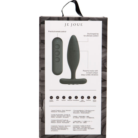 JE JOUE VIBRATEUR VESTA PLUG ANAL NOIR