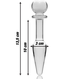 NEBULA SERIES BY IBIZA MODELO 7 PLUG CRISTAL TRANSPARENTE 135 CM O 3 CM