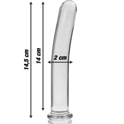 Gode en verre 14,5 cm — Nebula Modèle 8