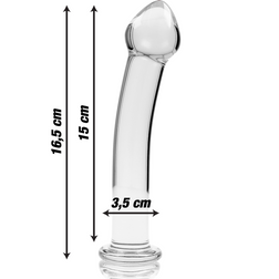 Gode en verre Ø 3 cm épais 16 cm — Nebula N.11
