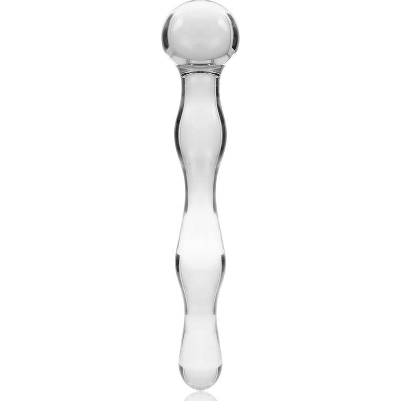Gode en verre droit 18 cm Ø 3,5 cm — en situation
