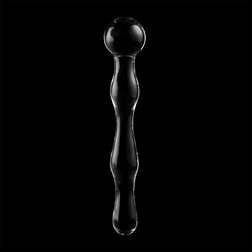 Gode en verre droit 18 cm Ø 3,5 cm — Nebula Modèle 13
