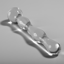 Gode en verre droit 18 cm Ø 3,5 cm — Nebula Modèle 13