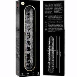 Gode verre à boules 18,5 cm Ø 3 cm — Nebula Modèle 15