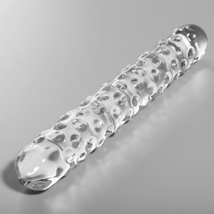 Gode verre à boules 18,5 cm Ø 3 cm — gros plan