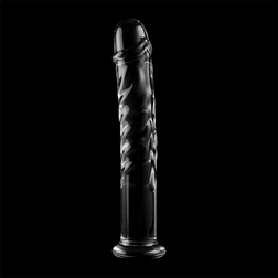 Gode en verre sculpté 18,5 cm - Nebula Modèle 16