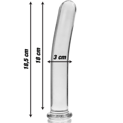 Gode verre courbé 18,5 cm Ø 3 cm — Nebula N.17