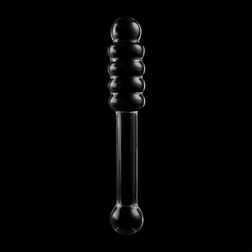 Gode verre double embout ondulé 20,5 cm — Nebula N.20