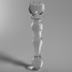 Gode en verre 20,5 cm Ø 3,5 cm format long — Nebula N.21
