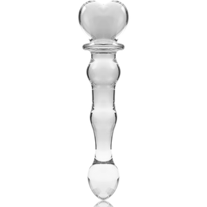Gode en verre 20,5 cm Ø 3,5 cm format long — en situation