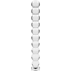 Chapelet anal verre 11 boules 21,5 cm — en situation