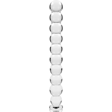 Chapelet anal verre 11 boules 21,5 cm — en situation