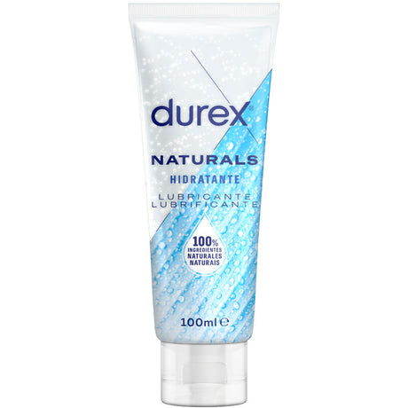 Lubrifiant hydratant acide hyaluronique 100% naturel 100 ml — Durex Natural · Durex Lubes · Base eau