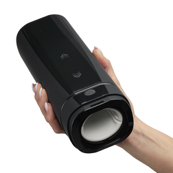 Main tenant un masturbateur automatique noir Onyx+ rechargeable