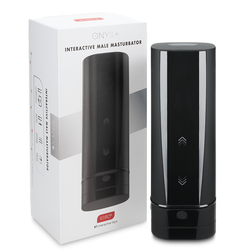 Masturbateur automatique noir et son emballage carton
