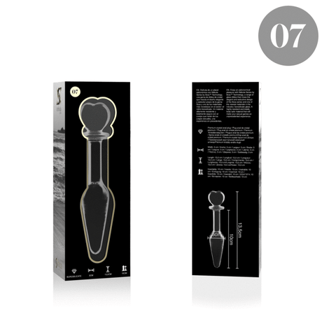 NEBULA SERIES BY IBIZA MODELO 7 PLUG CRISTAL TRANSPARENTE 135 CM O 3 CM