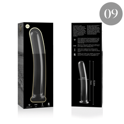 Gode réaliste Gode verre anatomique 15,5 cm Ø 2,5 cm
