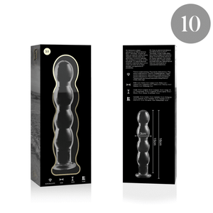 Gode verre 4 boules graduées 16,5 cm — Nebula N.10 · Nebula Series By Ibiza · Godes sans vibration