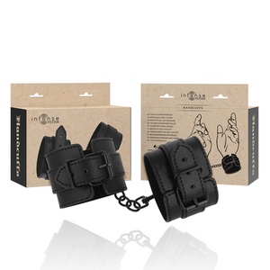 Menottes BDSM rembourrées chaîne métal végan — Intense Fetish · Intense Fetish · Menottes