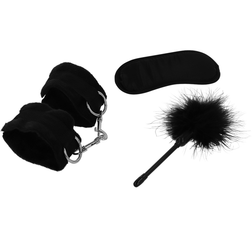 Vue de profil de l'accessoire Kit BDSM débutant