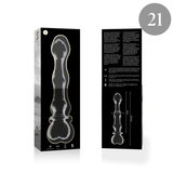 Gode en verre 20,5 cm Ø 3,5 cm format long — Nebula N.21 · Nebula Series By Ibiza · Godes sans vibration