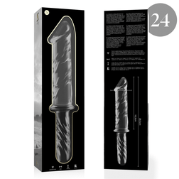Gode verre XXL 28,5 cm Ø 5 cm — Nebula N.24 — vue de face