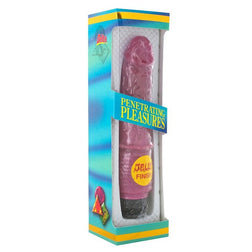 Vibrateur réaliste Seven Creations Jelly Lilac Flex en PVC lilas