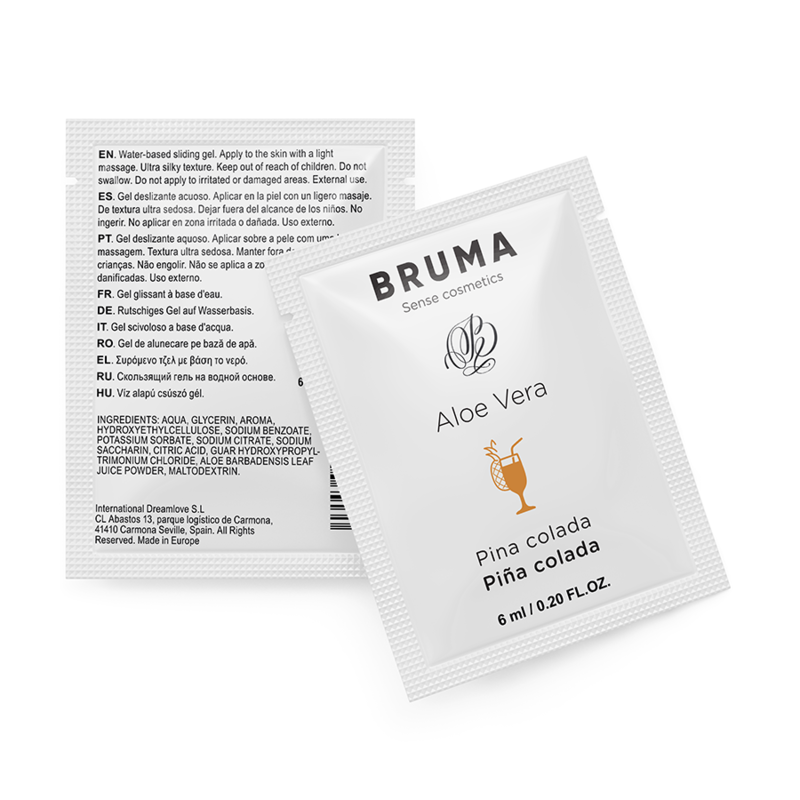 BRUMA GEL GLISSANT A L ALOE VERA SAVEUR PINA COLADA 6 ML