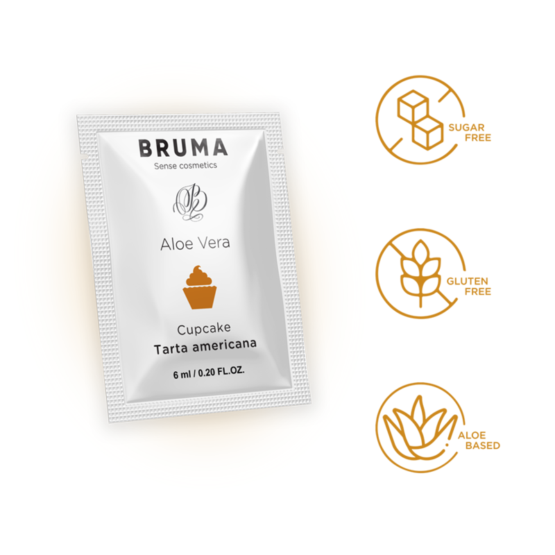 BRUMA GEL GLISSANT A L ALOE VERA SAVEUR CUPCAKE 6 ML