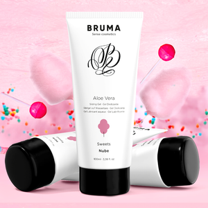 Lubrifiant parfum Bonbons enrichi à l'aloe vera — texture visible