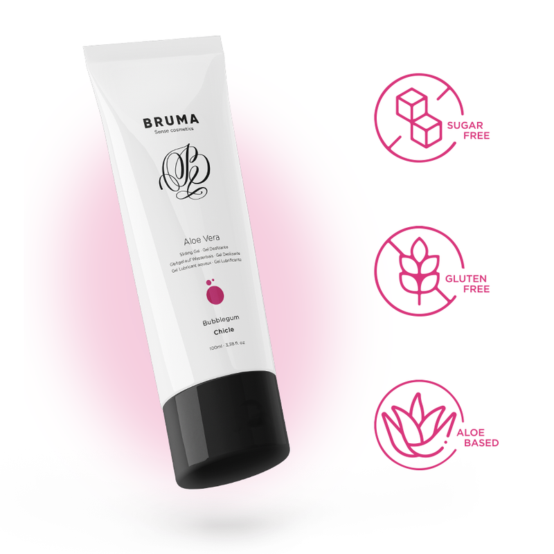 Lubrifiant parfum Bubblegum enrichi à l'aloe vera — vue détaillée