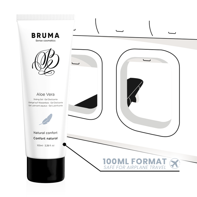 Lubrifiant naturel sans parfum enrichi en aloe vera — texture visible