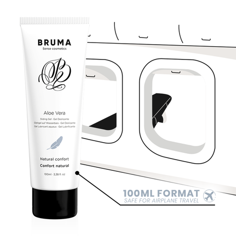 Lubrifiant naturel sans parfum enrichi en aloe vera — texture visible