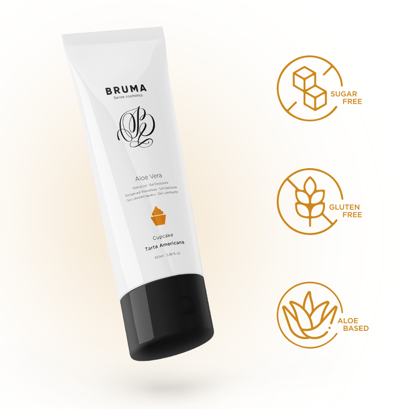 Lubrifiant parfum Cupcake enrichi à l'aloe vera — vue détaillée