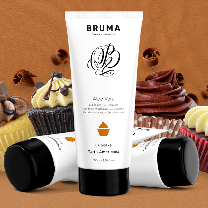 Lubrifiant parfum Cupcake enrichi à l'aloe vera — texture visible