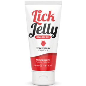 Gel lubrifiant arôme fraise texture gelée 50 ml — Lick Jelly · Intimateline Intimateline · Lubrifiants aromatisés