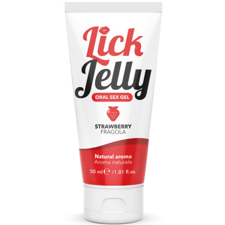 Gel lubrifiant arôme fraise texture gelée 50 ml — Lick Jelly · Intimateline Intimateline · Lubrifiants aromatisés