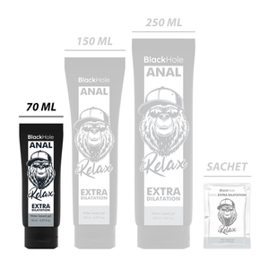 Gel dilatateur anal extra fort — vue de profil
