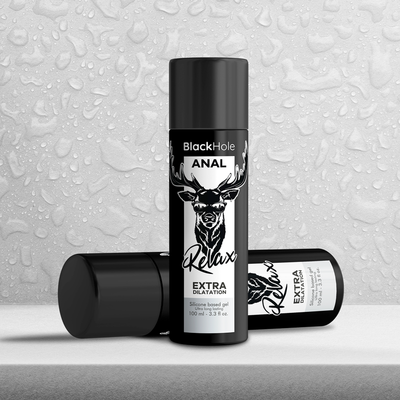 Gel dilatateur anal silicone longue durée — texture visible