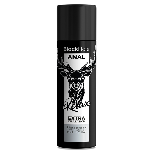 Gel dilatateur anal silicone longue durée — Anal Relax 30 ml · Black Hole · Lubs & Sprays Relaxants Anal