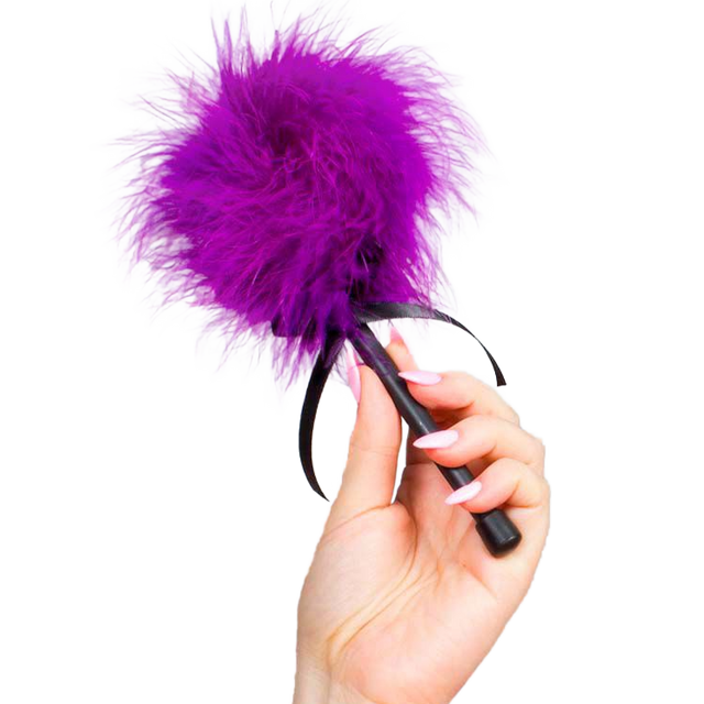 SECRETPLAY DUSTER MARABOU ROSE VIOLET