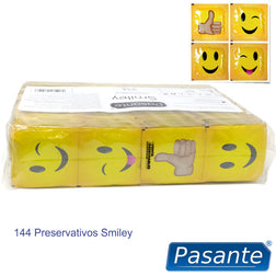 PASANTE SMILEY BAG CONDOMS 144 UNITS