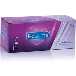 PASANTE CONDOM TRIM CLOSER FIT CAJA 144 UNITS