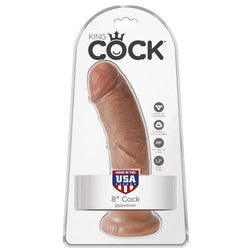 KING COCK REALISTIC PENIS 19.5 CM CARAMEL