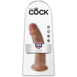 KING COCK REALISTIC DILDO 21.7 CM CARAMEL