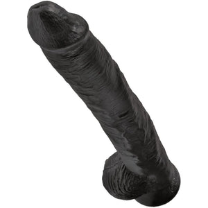 KING COCK PENIS REALISTE AVEC BOULES 305 CM NOIR