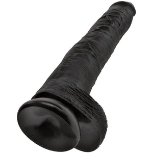 KING COCK PENIS REALISTE AVEC BOULES 305 CM NOIR