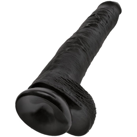 KING COCK PENIS REALISTE AVEC BOULES 305 CM NOIR