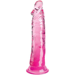 Gode réaliste modèle Clear en TPE rose 19.7 cm pour le plaisir intime