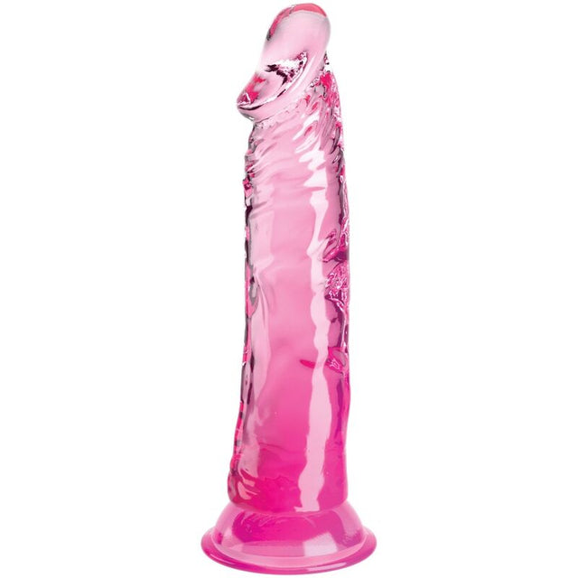 Gode réaliste modèle Clear en TPE rose 19.7 cm pour le plaisir intime